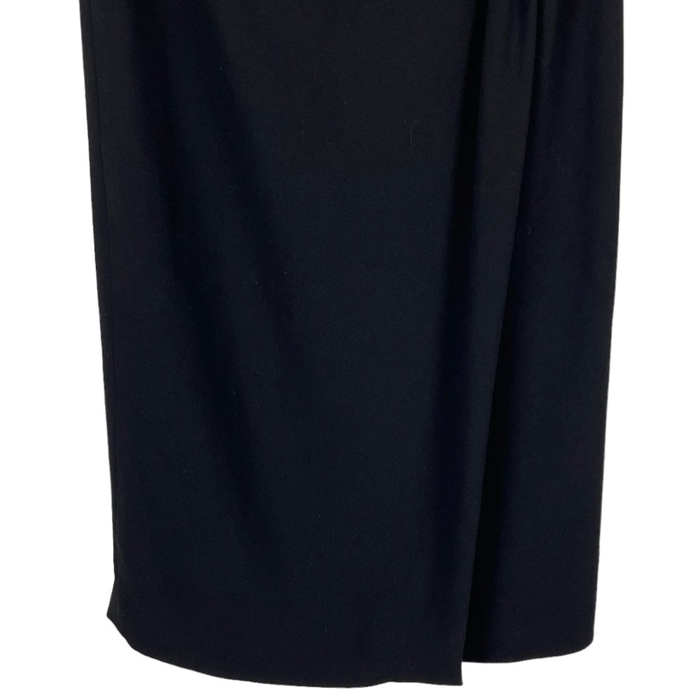 BURBERRY LONDON WRAP STYLE SLIT GATHERED HIP SKIRT - Picture 6 of 14